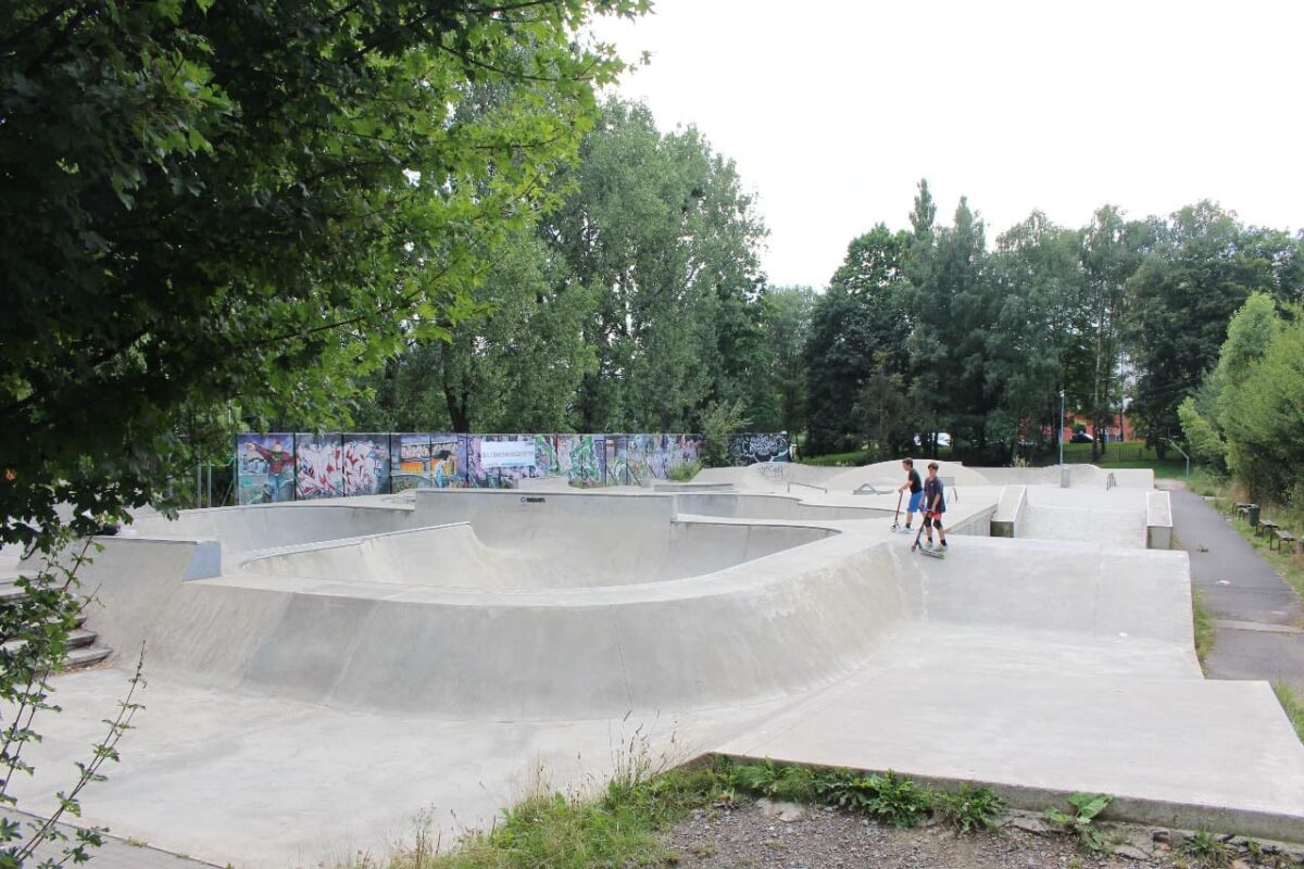 Skatepark, Poruba, hřiště otevřené veřejnosti v projektu Bezpečnější Ostrava